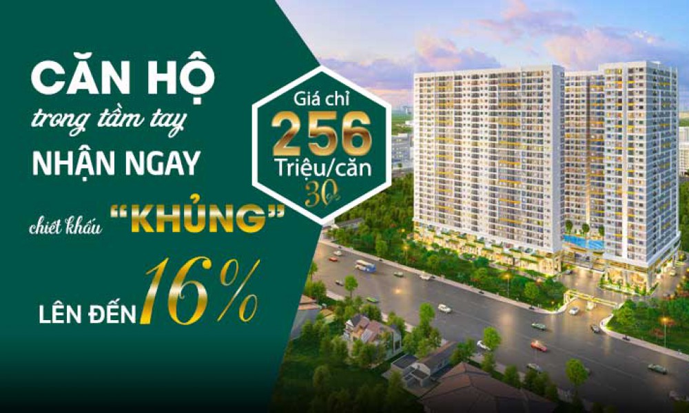 Căn hộ giá rẻ, hỗ trợ trả góp cho người bình dân tại Thuận An - Legacy Central